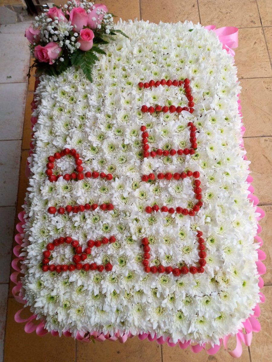 Serenity Pillow Memorial Wreath