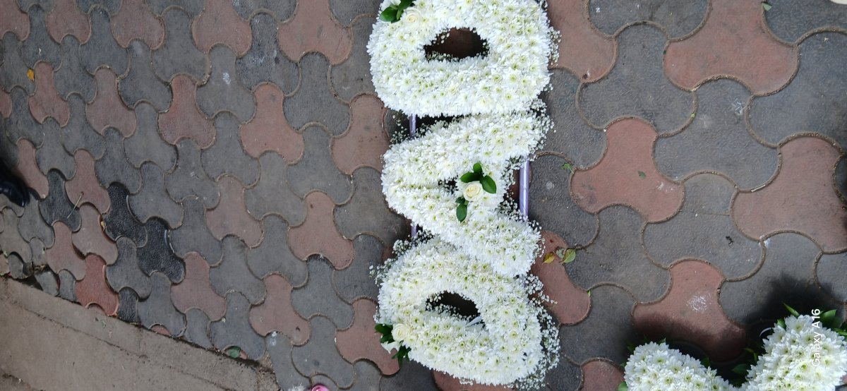 Personalized Farewell Letter Flowers In Loving Memory Floral photo 4
