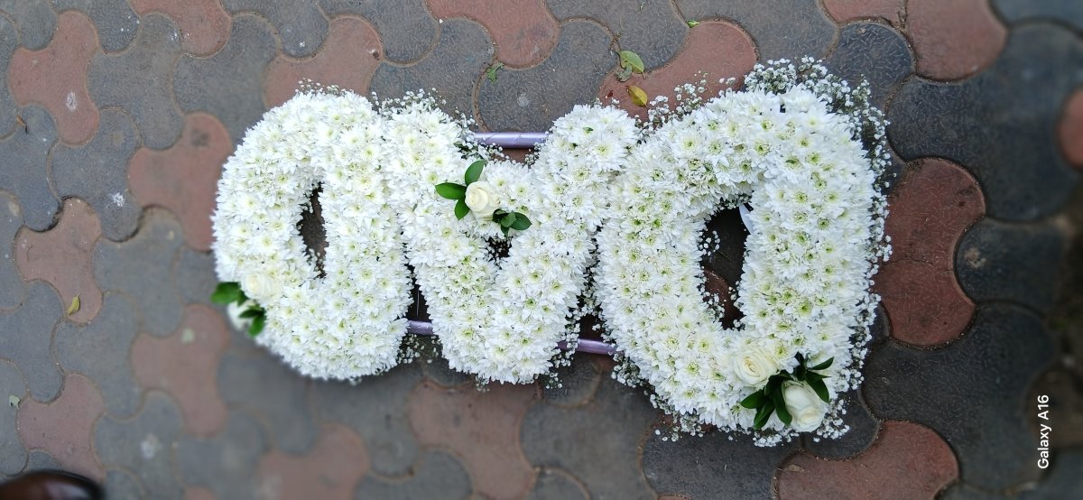 Personalized Farewell Letter Flowers In Loving Memory Floral photo 5